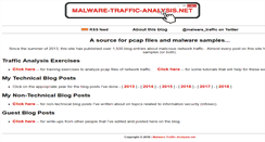 Desktop Screenshot of malware-traffic-analysis.net